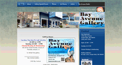 Desktop Screenshot of bayavenuegallery.com